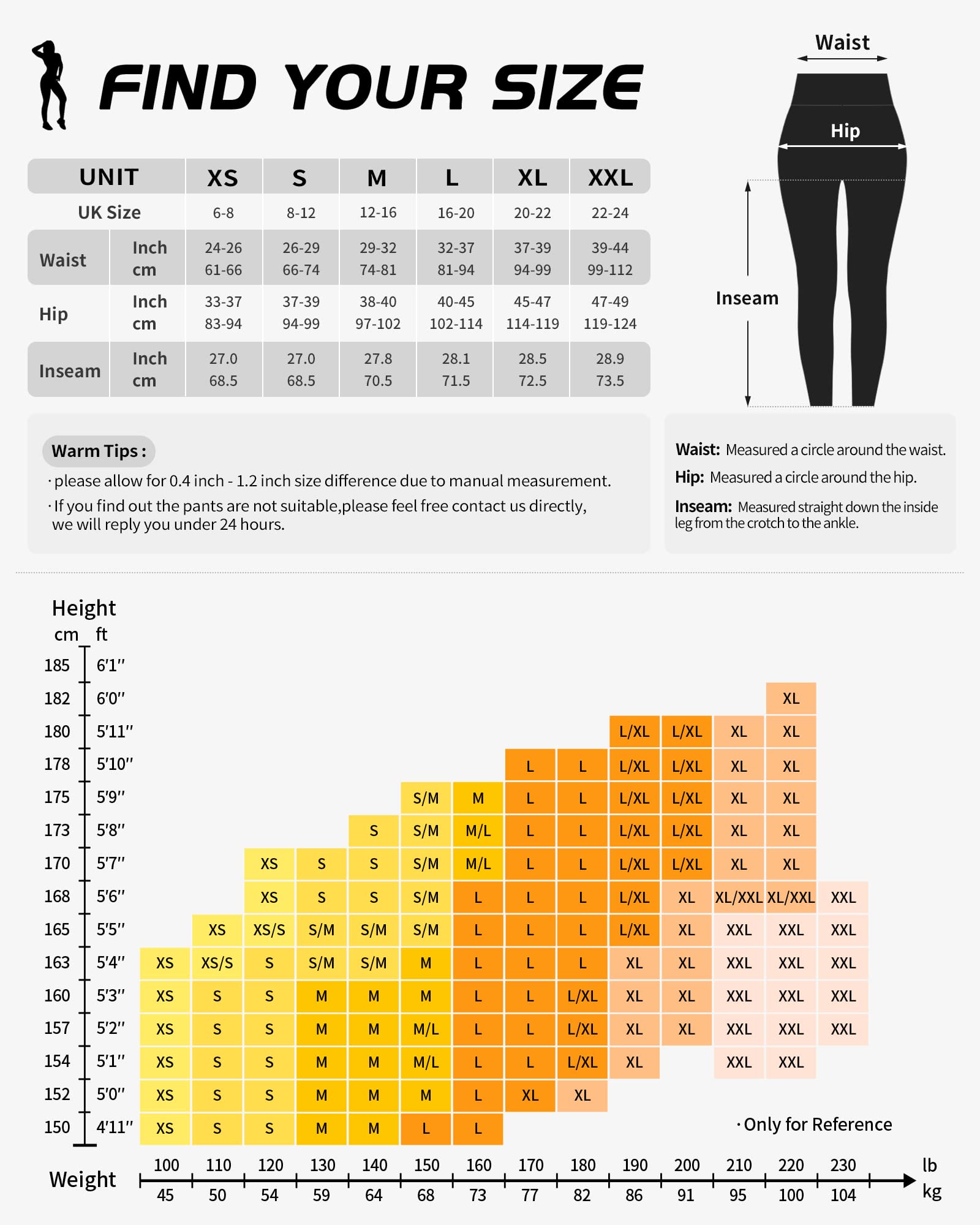 CAMBIVO Sport Leggings Damen Lang, Sporthose Damen High Waist Leggings mit Handytasche, Sport Leggins Yogahose Tights Blickdicht für Sport, Freizeit, Fitness