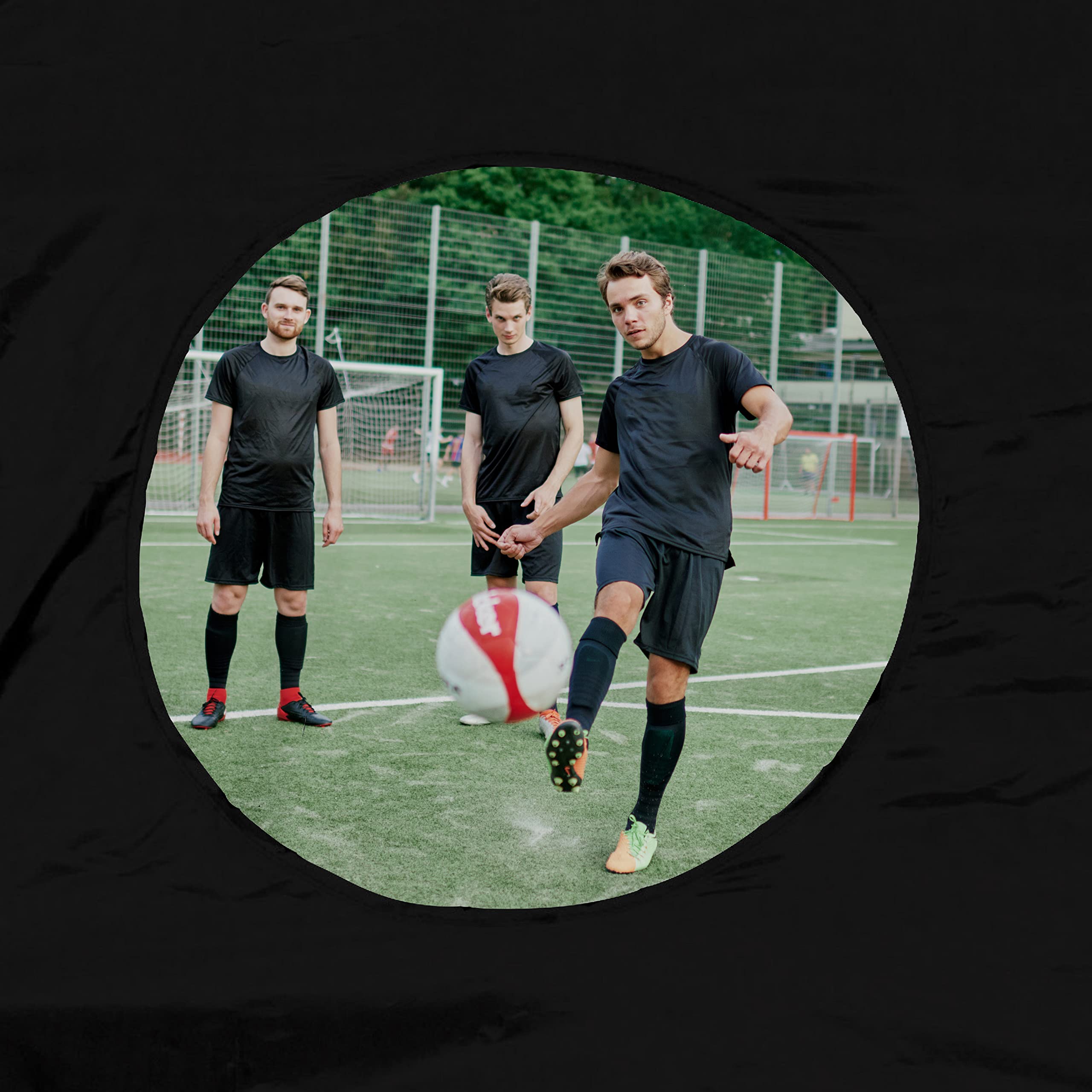 HUDORA Fußballtor Trainer mit Torwand | Kicker-Jubiläums & Standard Edition | Garten Fußball-Tor (213 x 152 x 76 cm) mit leichter Click-Montage