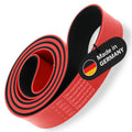 Deuserband Original Widerstandsband Gymnastikband aus Naturkautschuk, vegan, rutschfest, In Deutschland gefertigte Fitnessbänder für Krafttraining, Fitness, Yoga